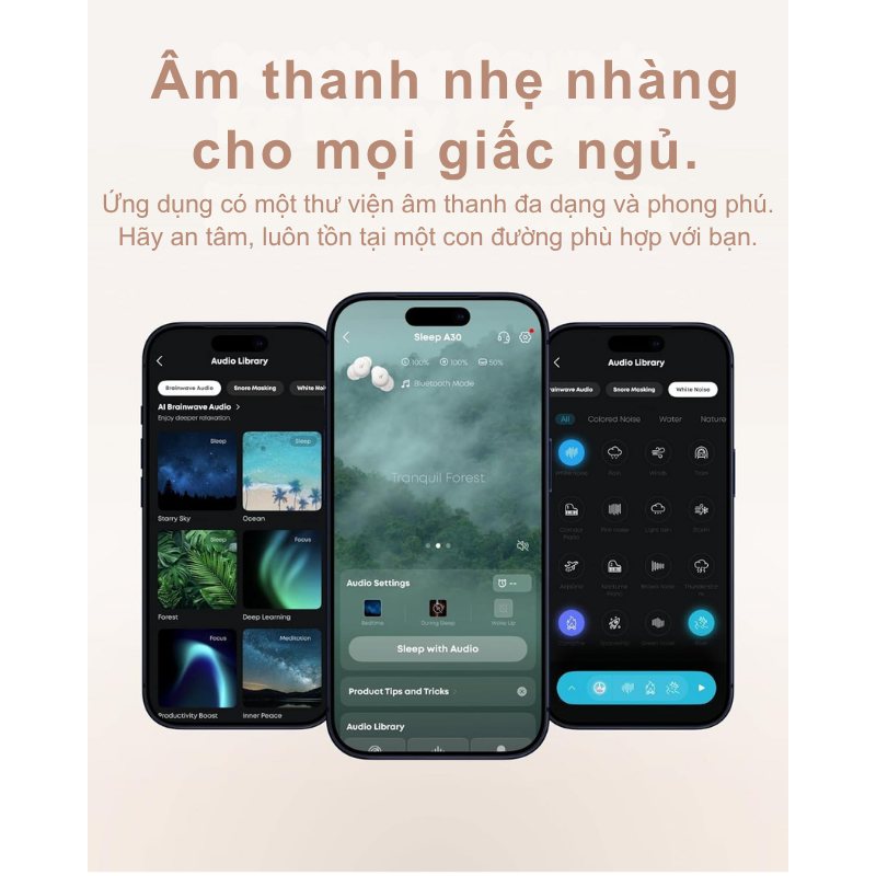 Tai Nghe Ngủ Anker Soundcore Sleep A30 - D1301 - Driver 4.6mm, Siêu Nhẹ 3g, Chống Ồn 4 Lớp, Thiết Kế Cho Người Nằm Nghiêng - Hàng Chính Hãng Tai Nghe Ngủ Anker Soundcore Sleep A30 - D1301 - Driver 4.6mm, Siêu Nhẹ 3g, Chống Ồn 4 Lớp, Thiết Kế Cho Người Nằm Nghiêng - Hàng Chính Hãng - Ảnh 4
