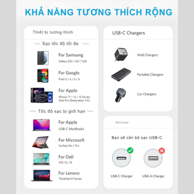 Cáp Sạc Nhanh Anker A8753 - USB-C to USB-C 60W 1.8m, Dây Dù New Nylon Siêu Bền, Màu Đen (Black) – Hàng Chính Hãng - <strong>Anker A8753</strong> là giải pháp kết nối hoàn hảo cho những ai đang tìm kiếm một sợi cáp sạc nhanh, bền bỉ và có độ dài linh hoạt. Với chiều dài lên tới 1.8 mét. <strong>Anker A8753</strong> hỗ trợ công suất sạc tối đa 60W, tương thích rộng rãi. Lớp vỏ New Nylon bện dù kép mang lại độ bền cực cao, chịu được hơn 10.000 lần uốn cong. Ngoài ra, tốc độ truyền dữ liệu 480Mbps giúp việc đồng bộ tài liệu trở nên nhanh chóng và ổn định.