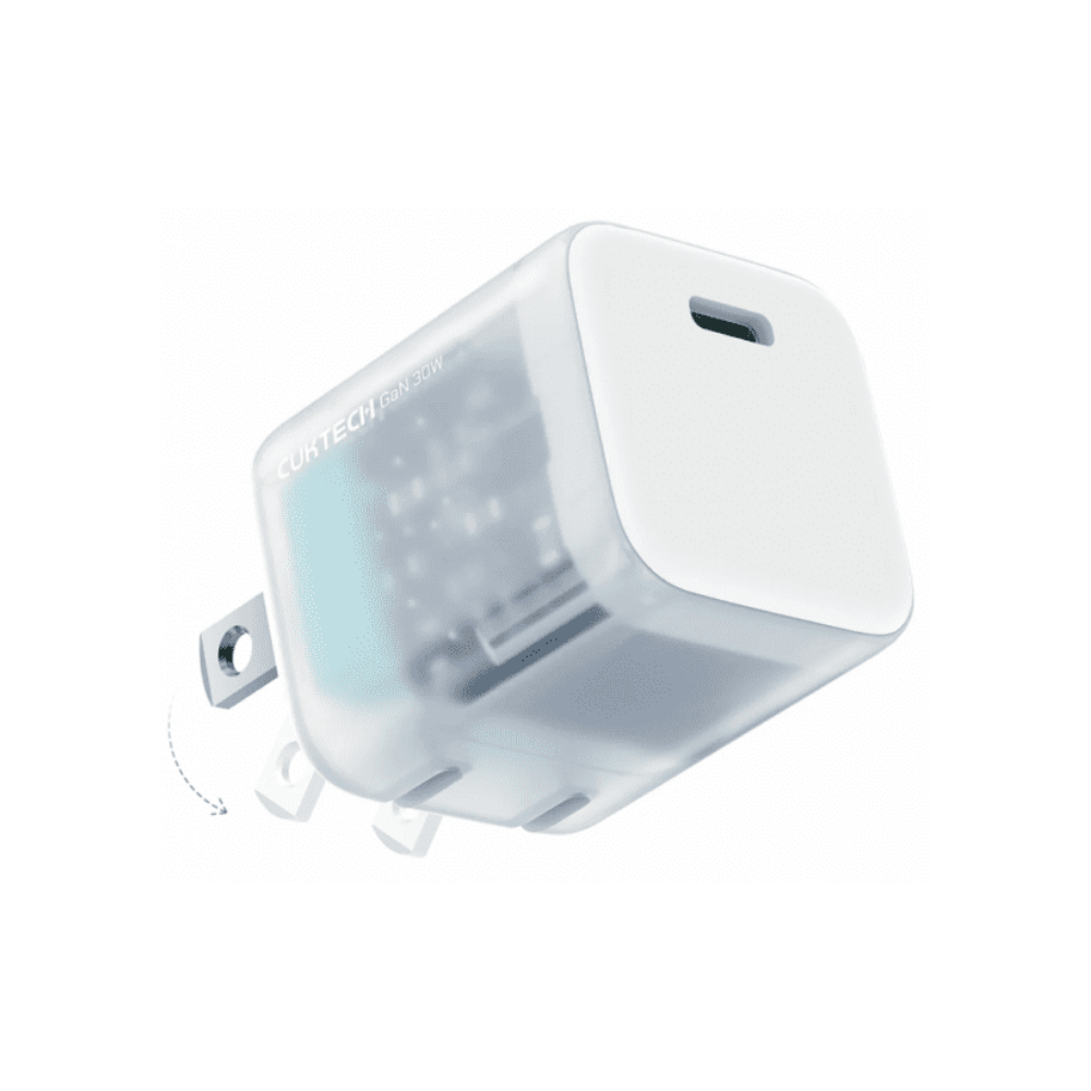 Sạc Nhanh Cuktech AD301N 30W Siêu Nhỏ - Thiết Kế Trong Suốt Độc Đáo, Hỗ Trợ PD3.0/PPS/QC3.0 Sạc Nhanh Cuktech AD301N 30W Siêu Nhỏ - Thiết Kế Trong Suốt Độc Đáo, Hỗ Trợ PD3.0/PPS/QC3.0