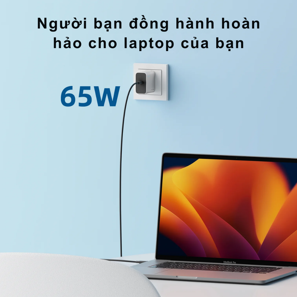 Sạc Nhanh Cuktech Type-C Charger AD651N 65W GaN - Công Nghệ GaN Siêu Nhỏ Gọn, Chính Hãng Sạc Nhanh Cuktech Type-C Charger AD651N 65W GaN - Công Nghệ GaN Siêu Nhỏ Gọn, Chính Hãng - Ảnh 3