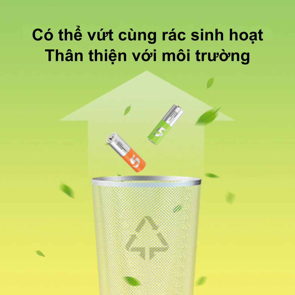 Pin kiềm Alkaline Rainbow Cuktech AA/AAA – Điện áp 1.5V, Siêu Bền, An Toàn & Không Thủy Ngân Pin kiềm Alkaline Rainbow Cuktech AA/AAA – Điện áp 1.5V, Siêu Bền, An Toàn & Không Thủy Ngân - Ảnh 6