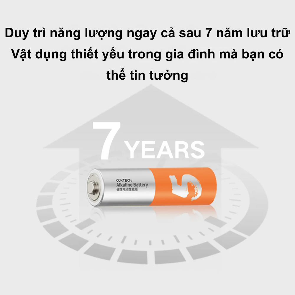 Pin kiềm Alkaline Rainbow Cuktech AA/AAA – Điện áp 1.5V, Siêu Bền, An Toàn & Không Thủy Ngân Pin kiềm Alkaline Rainbow Cuktech AA/AAA – Điện áp 1.5V, Siêu Bền, An Toàn & Không Thủy Ngân - Ảnh 7