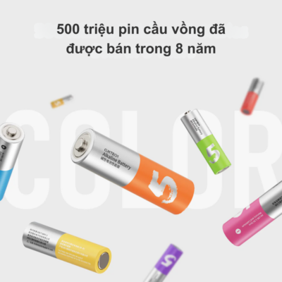 Pin kiềm Alkaline Rainbow Cuktech AA/AAA – Điện áp 1.5V, Siêu Bền, An Toàn & Không Thủy Ngân Pin kiềm Alkaline Rainbow Cuktech AA/AAA – Điện áp 1.5V, Siêu Bền, An Toàn & Không Thủy Ngân - Bạn đang tìm kiếm một nguồn năng lượng ổn định và bền bỉ cho các thiết bị điện tử trong gia đình? <strong>Pin kiềm Alkaline Rainbow Cuktech</strong> chính là giải pháp hoàn hảo mang lại hiệu suất vượt trội. Với công nghệ pin kiềm tiên tiến, sản phẩm cung cấp điện áp 1.5V ổn định, phù hợp cho đa dạng thiết bị từ điều khiển tivi, chuột máy tính đến đồ chơi trẻ em cao cấp. Điểm đặc biệt của dòng <strong>Pin kiềm Alkaline Rainbow Cuktech</strong> này chính là thiết kế 10 màu sắc rực rỡ, giúp người dùng dễ dàng phân biệt pin mới và pin đã qua sử dụng. Sản phẩm cam kết an toàn tuyệt đối với tiêu chuẩn không thủy ngân, không Cadmium, bảo vệ sức khỏe gia đình và thân thiện với môi trường. Hãy trang bị ngay <strong>Pin kiềm Alkaline Rainbow Cuktech</strong> để đảm bảo các thiết bị của bạn luôn hoạt động mượt mà và bền bỉ nhất.