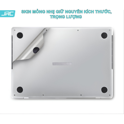 Bộ Dán Full Skin 5in1 JRC Cho Macbook Air/ Pro (M1-M5) – Bảo Vệ Toàn Diện, Chất Liệu 3M Controltac Cao Cấp Bộ Dán Full Skin 5in1 JRC Cho Macbook Air/ Pro (M1-M5) – Bảo Vệ Toàn Diện, Chất Liệu 3M Controltac Cao Cấp - <strong>Bộ Dán Full Skin 5in1 JRC</strong> là giải pháp bảo vệ hoàn hảo cho những chiếc MacBook Air và Pro sử dụng chip từ M1 đến M5. Được chế tác từ chất liệu 3M Controltac cao cấp của hệ thống Graphic Marking System, sản phẩm không chỉ mang lại khả năng chống trầy xước vượt trội mà còn đảm bảo tản nhiệt hiệu quả, không gây nóng máy. <strong>Bộ Dán Full Skin 5in1 JRC</strong> bao gồm đầy đủ 5 món: dán mặt lưng, dán mặt đáy, dán màn hình, dán kê tay và dán Trackpad, giúp bao phủ toàn bộ diện tích máy một cách tinh tế. Với thiết kế cắt CNC chính xác đến từng milimet, bạn có thể dễ dàng tự dán tại nhà mà không lo để lại bóng khí hay keo thừa khi bóc bỏ. Lựa chọn <strong>Bộ Dán Full Skin 5in1 JRC</strong> giúp giữ trọn vẻ đẹp nguyên bản và nâng cao giá trị bền vững cho chiếc MacBook sang trọng của bạn.
