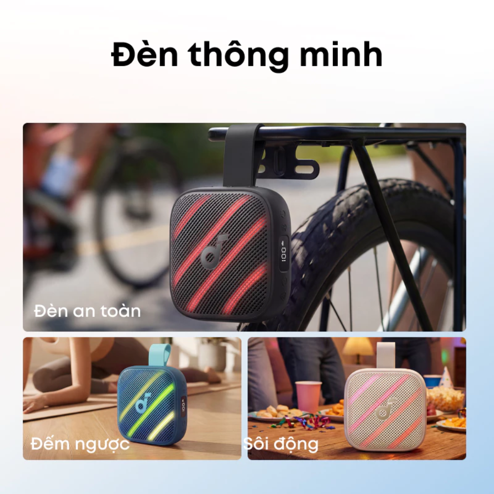 Loa Bluetooth Soundcore Boom Go 3i - D5103 - Công suất mạnh mẽ, Chống nước IPX7, Pin 15H - Hàng Chính Hãng. Loa Bluetooth Soundcore Boom Go 3i - D5103 - Công suất mạnh mẽ, Chống nước IPX7, Pin 15H - Hàng Chính Hãng. - Ảnh 3