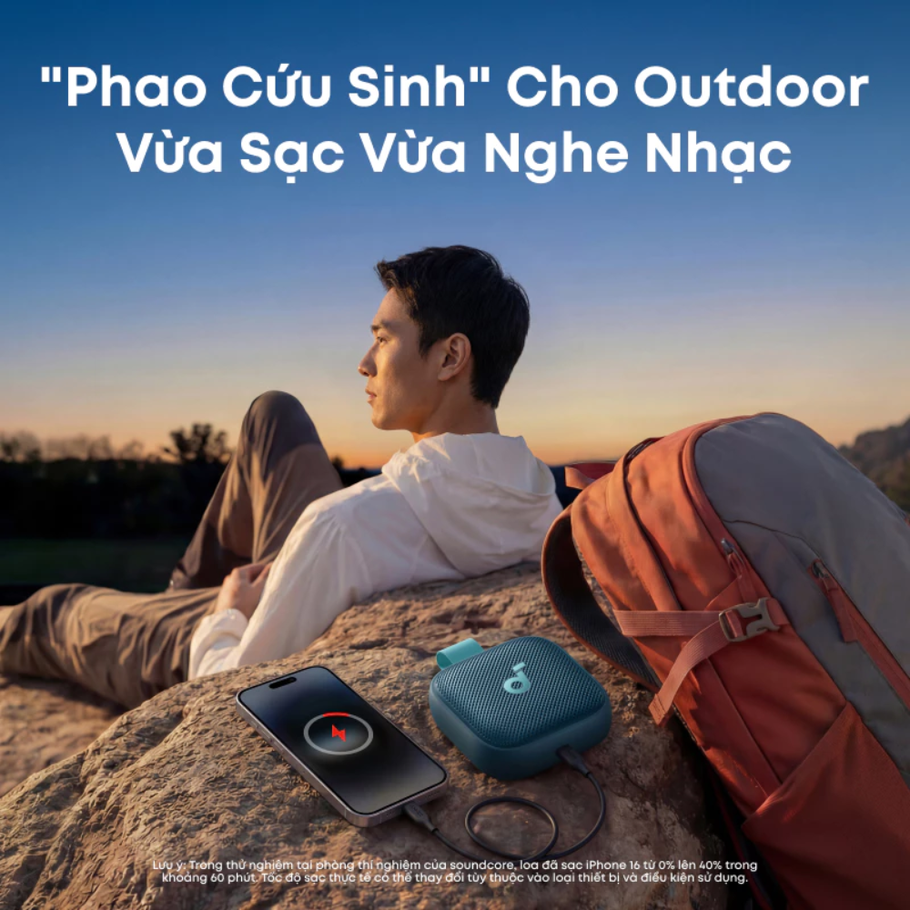 Loa Bluetooth Soundcore Boom Go 3i - D5103 - Công suất mạnh mẽ, Chống nước IPX7, Pin 15H - Hàng Chính Hãng. Loa Bluetooth Soundcore Boom Go 3i - D5103 - Công suất mạnh mẽ, Chống nước IPX7, Pin 15H - Hàng Chính Hãng. - Ảnh 2