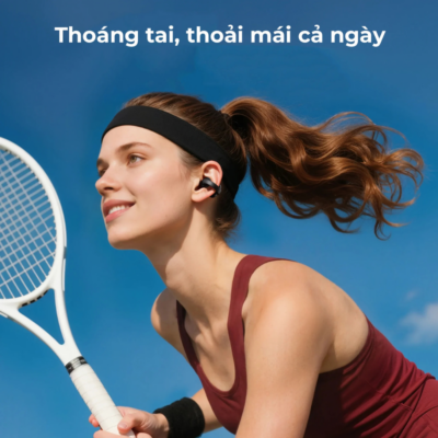Tai Nghe Kẹp Tai Bluetooth Soundcore C50i - D1101 Chính Hãng - Open-Ear Âm Bát Sâu, Pin 28H Tai Nghe Kẹp Tai Bluetooth Soundcore C50i - D1101 Chính Hãng - Open-Ear Âm Bát Sâu, Pin 28H - <strong data-path-to-node="6" data-index-in-node="0">Tai nghe Bluetooth Soundcore C50i</strong> (mã sản phẩm D1101) là giải pháp âm thanh hoàn hảo cho những ai yêu thích sự thoải mái và âm nhạc đỉnh cao. Với thiết kế Open-Ear <strong data-path-to-node="6" data-index-in-node="197">Soundcore C50i</strong> mang lại cảm giác đeo nhẹ nhàng trọn ngày dài. Trang bị driver tùy chỉnh 12mm sống động cùng âm bass sâu lắng, <strong data-path-to-node="6" data-index-in-node="379">Soundcore C50i</strong> biến mọi giai điệu trở nên chân thực vượt trội. Kết nối Bluetooth 6.0 hiện đại, thời lượng pin lên đến 28 giờ kết hợp khả năng kháng nước IP55 giúp <strong data-path-to-node="6" data-index-in-node="542">Soundcore C50i</strong> trở thành người đồng hành đáng tin cậy trong mọi hoạt động hàng ngày.