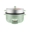 Nồi Lẩu Điện Đa Năng Comet CM7739 -Dung tích 3.5L, Công suất 1300W , Lòng Nồi Chống Dính, Kèm Xửng Hấp Tiện Lợi Nồi Lẩu Điện Đa Năng Comet CM7739 -Dung tích 3.5L, Công suất 1300W , Lòng Nồi Chống Dính, Kèm Xửng Hấp Tiện Lợi - <strong>Nồi cơm điện CM8006 </strong>đến từ thương hiệu Comet là sự lựa chọn hoàn hảo cho những người độc thân, sinh viên hoặc các cặp đôi trẻ. Với dung tích 0.8L nhỏ gọn,<strong>CM8006 </strong>không chỉ giúp bạn nấu những bữa cơm dẻo ngon mà còn tiết kiệm không gian bếp đáng kể. Sản phẩm gây ấn tượng mạnh với bảng màu thời thượng gồm: cam năng động, xanh bạc hà dịu mát và xanh bơ hiện đại, giúp tô điểm cho gian bếp thêm phần sinh động. Sở hữu công suất 300W,<strong>CM8006 </strong>đảm bảo khả năng nấu chín nhanh, tiết kiệm điện năng tối đa. Lòng nồi được phủ lớp chống dính cao cấp, kết hợp cùng chế độ giữ ấm tự động, giúp bữa cơm của bạn luôn nóng hổi và trọn vẹn dinh dưỡng. Đừng bỏ lỡ cơ hội sở hữu chiếc nồi đa năng <strong>CM8006 </strong>này để nâng tầm trải nghiệm nấu nướng mỗi ngày.