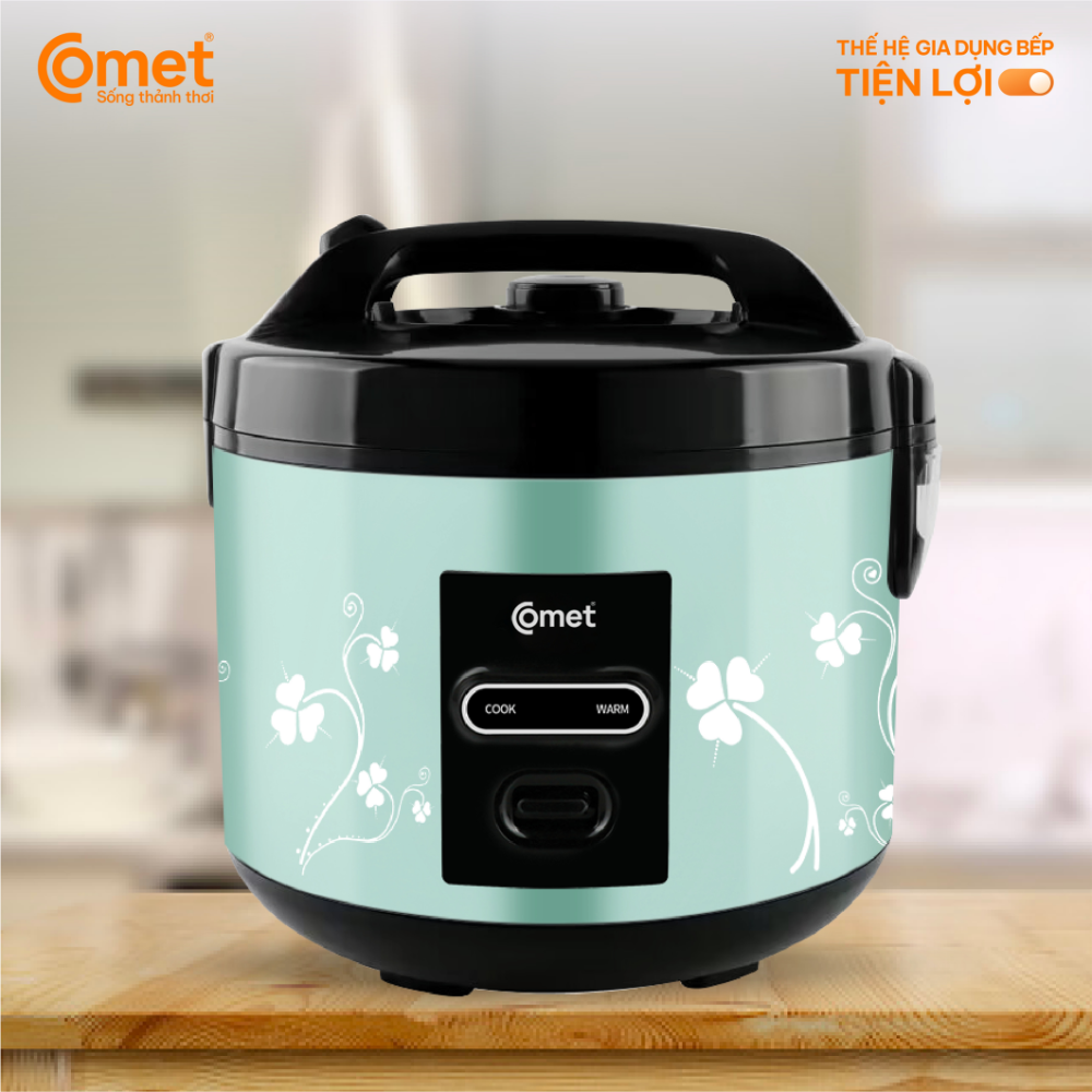 Nồi Cơm Điện Comet CM8016 - Dung tích 1.8L, Công suất 700W , Tiết Kiệm Điện, Thiết Kế Thời Trang Nồi Cơm Điện Comet CM8016 - Dung tích 1.8L, Công suất 700W , Tiết Kiệm Điện, Thiết Kế Thời Trang - Ảnh 6