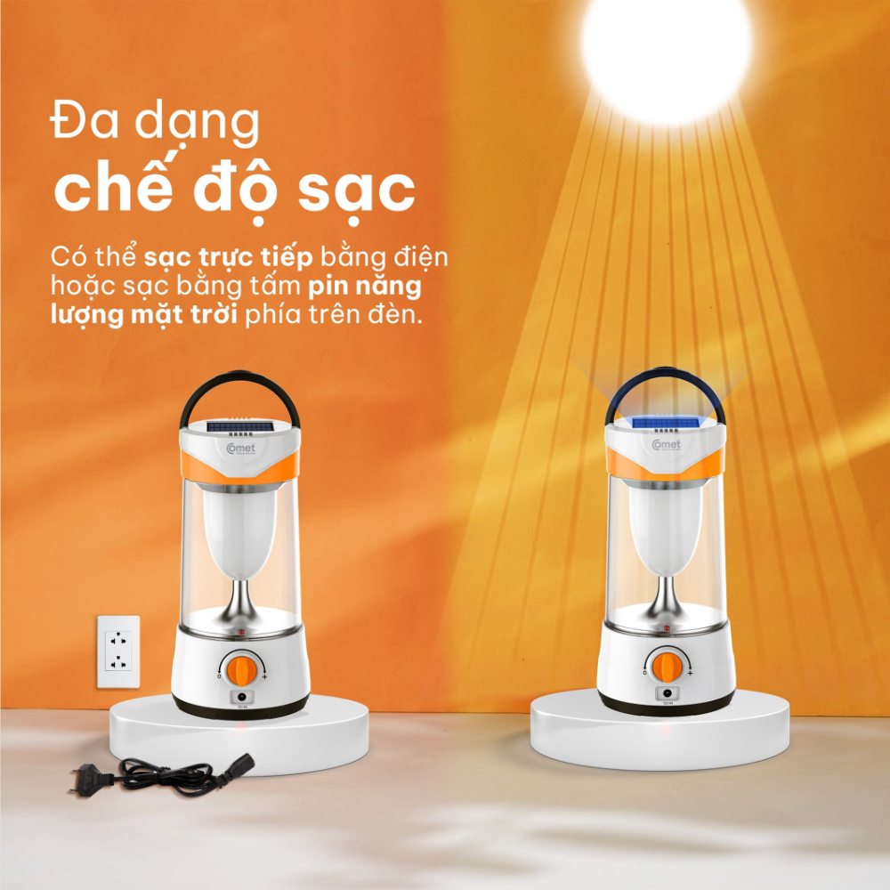 Đèn Sạc Led Comet CRL3103S -20 Bóng LED Siêu Sáng, Thời Gian Sử Dụng Lên Đến 25 Giờ, Tiện Lợi Khi Mất Điện Đèn Sạc Led Comet CRL3103S -20 Bóng LED Siêu Sáng, Thời Gian Sử Dụng Lên Đến 25 Giờ, Tiện Lợi Khi Mất Điện - Ảnh 5