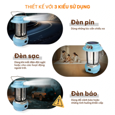 Đèn Sạc Led Comet CRL3403S -Công Suất 9W, Pin Lithium 1200mAh, Ánh Sáng Bền Bỉ, Tiện Lợi Cho Mọi Không Gian Đèn Sạc Led Comet CRL3403S -Công Suất 9W, Pin Lithium 1200mAh, Ánh Sáng Bền Bỉ, Tiện Lợi Cho Mọi Không Gian - Bạn đang tìm kiếm một thiết bị chiếu sáng di động thông minh, thiết kế hiện đại và thời gian sử dụng lâu dài cho gia đình? Đèn sạc led Comet chính là sự lựa chọn hoàn hảo dành cho bạn. Được trang bị công suất 9W mạnh mẽ cùng viên pin Lithium dung tích 1200mAh chất lượng cao, sản phẩm mang đến nguồn ánh sáng ổn định, liên tục từ 4 đến 8 giờ. Điểm nổi bật của <strong>CRL3403S</strong> nằm ở thiết kế nhỏ gọn với kích thước D120 x H180 mm, điện áp sạc an toàn 5VDC = 2.1A (max) và thời gian sạc nhanh chóng chỉ từ 4 đến 5 giờ. Đèn sạc sẽ là người bạn đồng hành tin cậy trong các tình huống mất điện hoặc khi cần ánh sáng di động.
