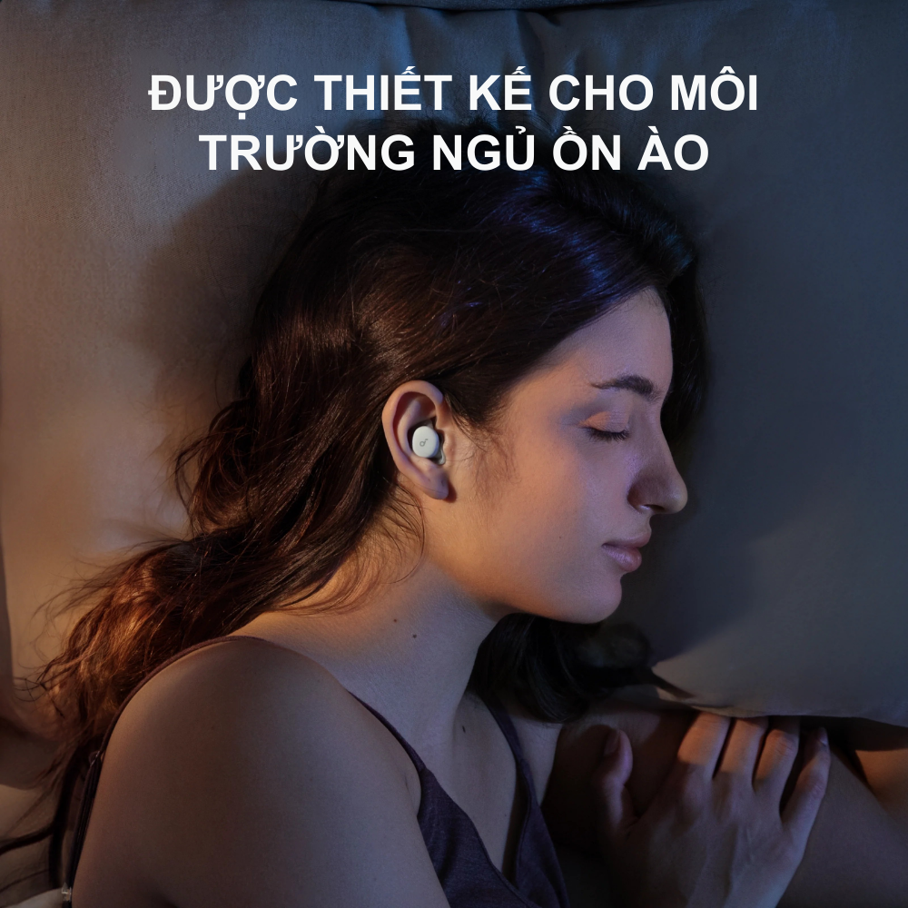 Tai nghe ngủ Soundcore by Anker Sleep A30 - D1301 | Chống ồn 35dB - Thiết kế siêu mỏng cho người ngủ nghiêng - Chính hãng Tai nghe ngủ Soundcore by Anker Sleep A30 - D1301 | Chống ồn 35dB - Thiết kế siêu mỏng cho người ngủ nghiêng - Chính hãng - Ảnh 2