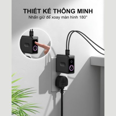 Củ Sạc Nhanh GaN MOKIN GP140B 140W - PD 3.1, 4 Cổng (3C1A), Kèm Cáp C to C Cao Cấp Củ Sạc Nhanh GaN MOKIN GP140B 140W - PD 3.1, 4 Cổng (3C1A), Kèm Cáp C to C Cao Cấp - Củ sạc nhanh MOKIN <strong>GP140B</strong> là giải pháp năng lượng tối thượng và toàn diện nhất dành cho mọi thiết bị công nghệ của bạn. Sở hữu công suất siêu khủng lên đến 140W cùng công nghệ bán dẫn GaN (Gallium Nitride) tiên tiến, củ sạc mang lại hiệu suất truyền tải điện năng đỉnh cao trong một thiết kế vô cùng nhỏ gọn, mát mẻ. MOKIN <strong>GP140B</strong> được trang bị 4 cổng kết nối đa năng (3 cổng USB-C và 1 cổng USB-A) cùng chuẩn sạc nhanh PD 3.1 mới nhất. Điều này cho phép bạn sạc cùng lúc từ MacBook, laptop, máy tính bảng cho đến smartphone một cách an toàn và cực kỳ nhanh chóng. Đặc biệt, sản phẩm được tặng kèm cáp sạc USB-C to USB-C chất lượng cao. Đây chắc chắn là trạm sạc duy nhất bạn cần mang theo cho mọi chuyến đi.