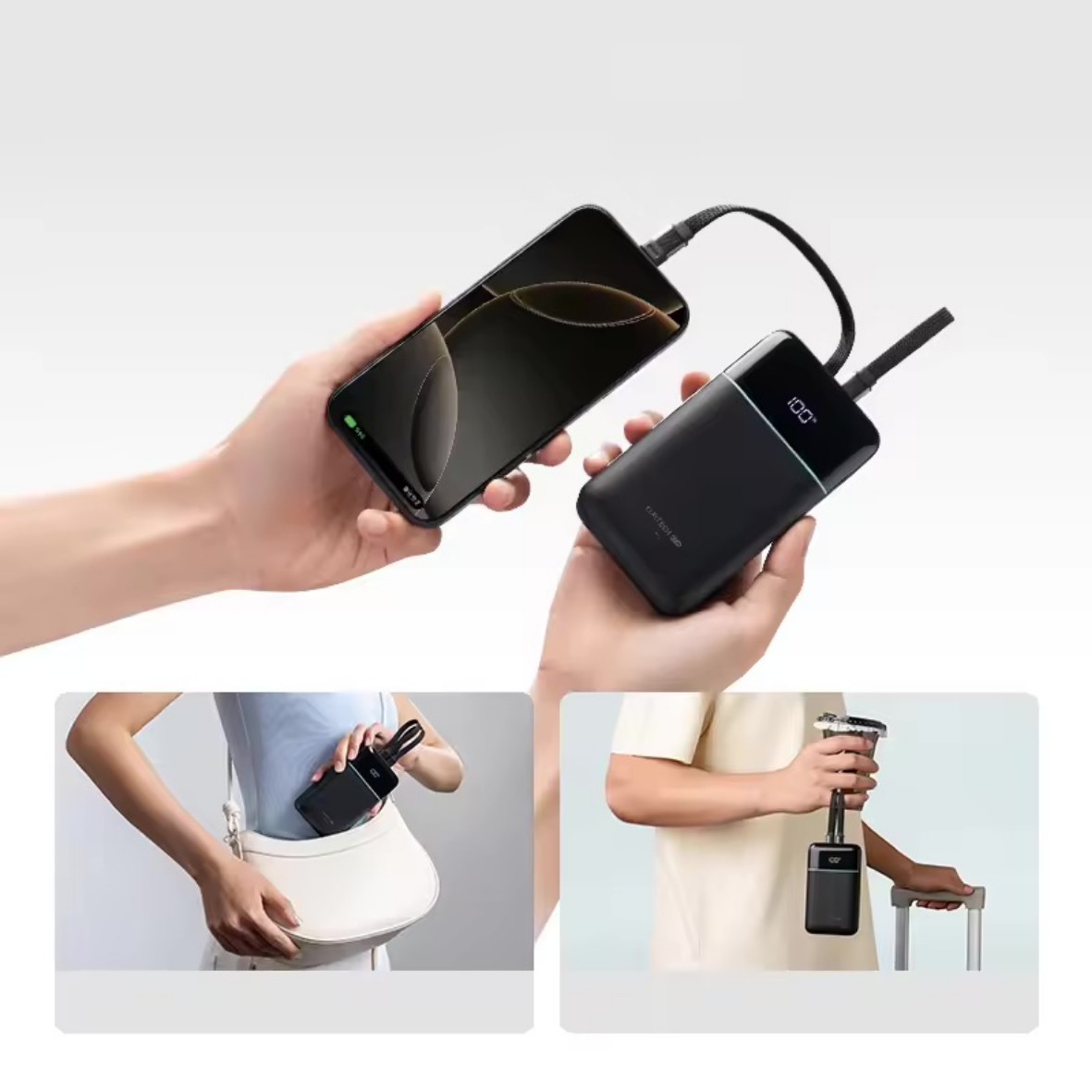 Pin Dự Phòng Cuktech CP24 20.000mAh LPB200NL | Tích Hợp 2 Cáp Sạc Type-C & Lightning MFi, Sạc Nhanh PD 30W Pin Dự Phòng Cuktech CP24 20.000mAh LPB200NL | Tích Hợp 2 Cáp Sạc Type-C & Lightning MFi, Sạc Nhanh PD 30W - Ảnh 9