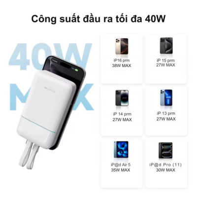 Pin Dự Phòng Cuktech CP24 20.000mAh LPB200NL | Tích Hợp 2 Cáp Sạc Type-C & Lightning MFi, Sạc Nhanh PD 30W Pin Dự Phòng Cuktech CP24 20.000mAh LPB200NL | Tích Hợp 2 Cáp Sạc Type-C & Lightning MFi, Sạc Nhanh PD 30W - Pin dự phòng <strong>LPB200NL</strong> đến từ thương hiệu Cuktech là giải pháp năng lượng "tất cả trong một" hoàn hảo dành cho người dùng smartphone hiện nay. Với dung lượng cực lớn 20.000mAh, <strong>LPB200NL</strong> đảm bảo nguồn điện dồi dào cho mọi chuyến đi dài. Điểm nhấn đột phá của sản phẩm chính là việc tích hợp sẵn 2 cáp sạc: một cáp Type-C và một cáp Lightning đạt chuẩn Apple MFi, giúp bạn loại bỏ hoàn toàn sự lỉnh kỉnh của các loại dây sạc rời. <strong>LPB200NL</strong> hỗ trợ sạc nhanh chuẩn PD với công suất lên đến 30W, tương thích hoàn hảo cho các dòng iPhone từ 11 đến 16 series, iPad và các dòng điện thoại Android cao cấp. Với thiết kế nhỏ gọn, hiện đại và hệ thống bảo vệ an toàn đa lớp, <strong>LPB200NL</strong> không chỉ mang lại sự tiện lợi mà còn là sự an tâm tuyệt đối trong suốt quá trình sử dụng.