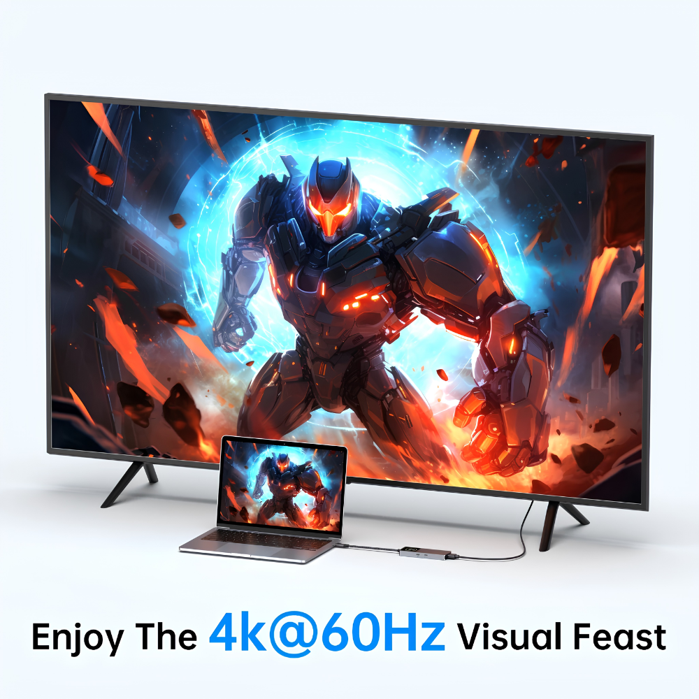 HUB Mở Rộng Đa Năng 6-in-1 MOKIN MOUC6602 Type-C – Màn Hình LED Kỹ Thuật Số, HDMI 4K@60Hz (1080p 144Hz), Sạc Nhanh PD 100W, USB 3.1 & Type-C 10Gbps, Khe Thẻ SD/TF HUB Mở Rộng Đa Năng 6-in-1 MOKIN MOUC6602 Type-C – Màn Hình LED Kỹ Thuật Số, HDMI 4K@60Hz (1080p 144Hz), Sạc Nhanh PD 100W, USB 3.1 & Type-C 10Gbps, Khe Thẻ SD/TF - Ảnh 8