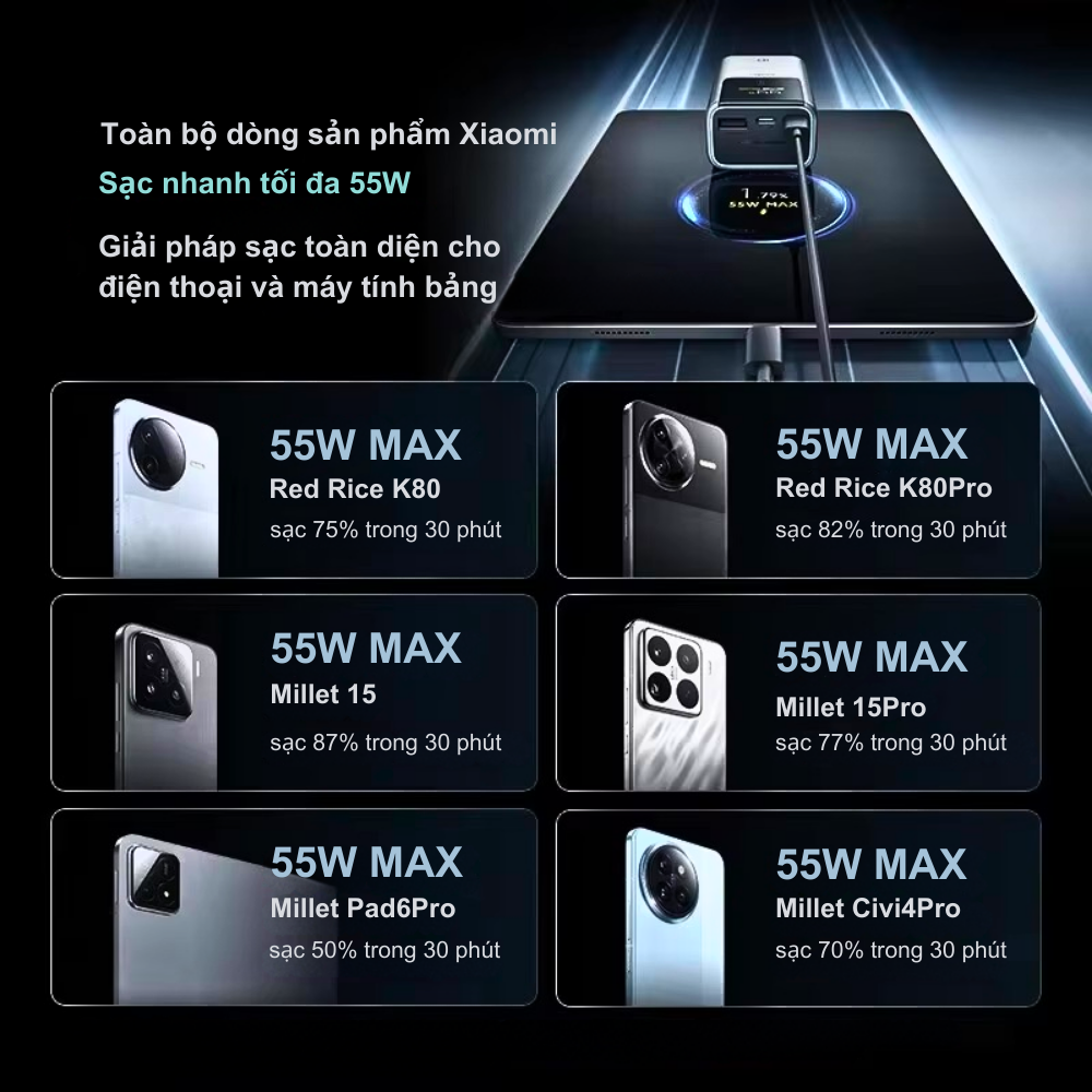 Pin dự phòng Cuktech No.10 Mini 10.000mAh 55W PB1055 PANDA – Sạc siêu nhanh PD/PPS/Mi Turbo cho iPhone & Xiaomi | Chính hãng Pin dự phòng Cuktech No.10 Mini 10.000mAh 55W PB1055 PANDA – Sạc siêu nhanh PD/PPS/Mi Turbo cho iPhone & Xiaomi | Chính hãng - Ảnh 10