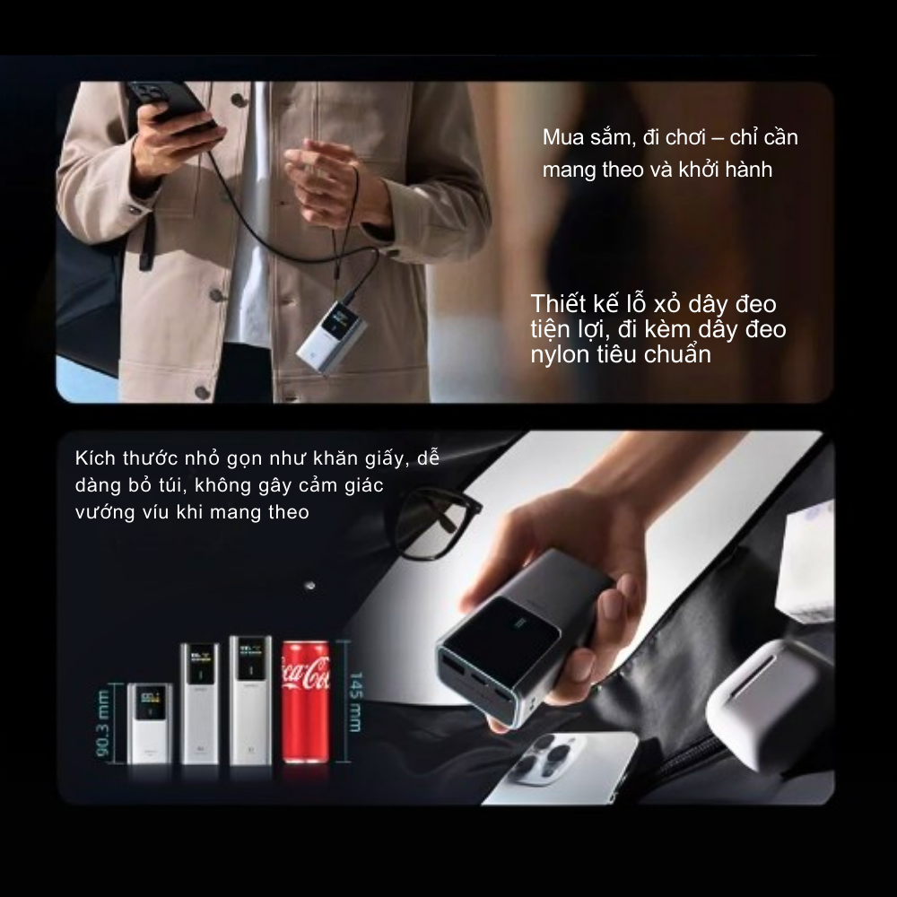 Pin dự phòng Cuktech No.10 Mini 10.000mAh 55W PB1055 PANDA – Sạc siêu nhanh PD/PPS/Mi Turbo cho iPhone & Xiaomi | Chính hãng Pin dự phòng Cuktech No.10 Mini 10.000mAh 55W PB1055 PANDA – Sạc siêu nhanh PD/PPS/Mi Turbo cho iPhone & Xiaomi | Chính hãng - Ảnh 11