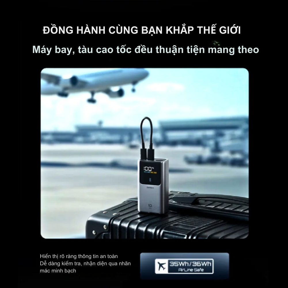 Pin dự phòng Cuktech No.10 Mini 10.000mAh 55W PB1055 PANDA – Sạc siêu nhanh PD/PPS/Mi Turbo cho iPhone & Xiaomi | Chính hãng Pin dự phòng Cuktech No.10 Mini 10.000mAh 55W PB1055 PANDA – Sạc siêu nhanh PD/PPS/Mi Turbo cho iPhone & Xiaomi | Chính hãng - Ảnh 7