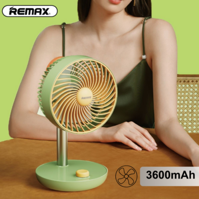 Quạt Tích Điện Để Bàn Hoặc Treo Remax RS-ZF07 - Pin 3600mAh, Cổng Type-C, Dùng Đến 8.5 Giờ - Hàng Chính Hãng Quạt Tích Điện Để Bàn Hoặc Treo Remax RS-ZF07 - Pin 3600mAh, Cổng Type-C, Dùng Đến 8.5 Giờ - Hàng Chính Hãng - <strong>Quạt Tích Điện Remax RS-ZF07</strong> là giải pháp làm mát linh hoạt và mạnh mẽ, phù hợp cho cả nhu cầu để bàn làm việc hoặc treo tường tiện lợi. Được sản xuất bằng công nghệ đúc phun tiên tiến từ chất liệu nhựa ABS bền bỉ, sản phẩm không chỉ mang lại vẻ ngoài tinh tế mà còn đảm bảo độ bền cao theo thời gian. Với dung lượng pin lên đến 3600mAh, <strong>Remax RS-ZF07</strong> cho phép bạn tận hưởng làn gió mát lành liên tục từ 3 đến 8,5 giờ chỉ sau một lần sạc. Quạt tích hợp cổng sạc Type-C hiện đại, hỗ trợ sạc nhanh trong 3 giờ và có đèn báo trạng thái thông minh. Dù bạn sử dụng tại văn phòng, gia đình hay mang đi dã ngoại, chiếc quạt <strong>Remax RS-ZF07</strong> này chắc chắn sẽ là người bạn đồng hành lý tưởng để xua tan cái nóng oi bức một cách hiệu quả và yên tĩnh.