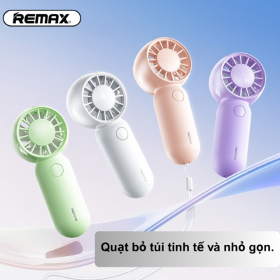 Quạt Cầm Tay Mini Remax RS-SF08 Pin 500mAh Kèm Dây Đeo Cổ – Siêu Nhỏ Gọn, Gió Mạnh, Thời Trang Quạt Cầm Tay Mini Remax RS-SF08 Pin 500mAh Kèm Dây Đeo Cổ – Siêu Nhỏ Gọn, Gió Mạnh, Thời Trang - Quạt cầm tay mini <strong>Remax RS-SF08</strong> là giải pháp làm mát đột phá dành cho những người yêu thích sự tối giản và tiện lợi. Với kích thước siêu nhỏ gọn nằm gọn trong lòng bàn tay, <strong>Remax RS-SF08</strong> không chỉ là một thiết bị làm mát mà còn là một phụ kiện thời trang độc đáo nhờ đi kèm dây đeo cổ tiện lợi. Sở hữu viên pin 500mAh, sản phẩm đảm bảo cung cấp luồng gió mát mẻ liên tục trong suốt các hoạt động di chuyển, đi bộ hoặc làm việc văn phòng. Điểm đặc biệt của <strong>Remax RS-SF08</strong> chính là khả năng vận hành cực kỳ êm ái, giúp bạn tận hưởng không gian mát lành mà không gây tiếng ồn khó chịu. Nếu bạn đang tìm kiếm một chiếc quạt mini vừa nhẹ, vừa mạnh, lại có thể đeo cổ để rảnh tay làm việc, thì <strong>Remax RS-SF08</strong> chính là sự lựa chọn không thể bỏ qua trong mùa hè này.