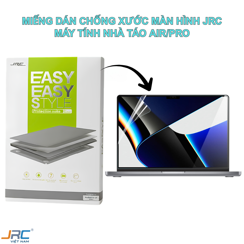 Dán Màn Hình Từ Tính Trong Suốt JRC MacBook Neo/Air/Pro (M1-M5) 13/14/16 inch – Chống Hằn Phím, Không Dùng Keo Dán Màn Hình Từ Tính Trong Suốt JRC MacBook Neo/Air/Pro (M1-M5) 13/14/16 inch – Chống Hằn Phím, Không Dùng Keo - Ảnh 7