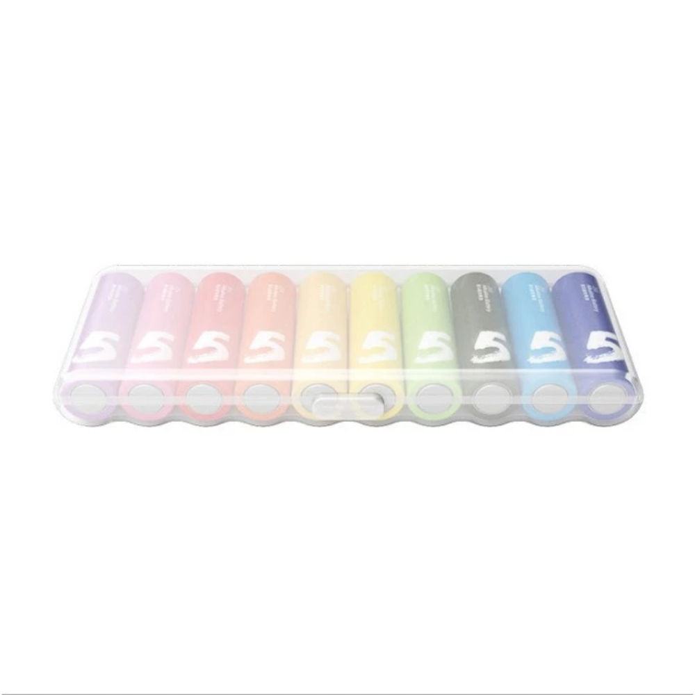 Pin kiềm Alkaline Rainbow Cuktech AA/AAA – Điện áp 1.5V, Siêu Bền, An Toàn & Không Thủy Ngân Pin kiềm Alkaline Rainbow Cuktech AA/AAA – Điện áp 1.5V, Siêu Bền, An Toàn & Không Thủy Ngân - Ảnh 3