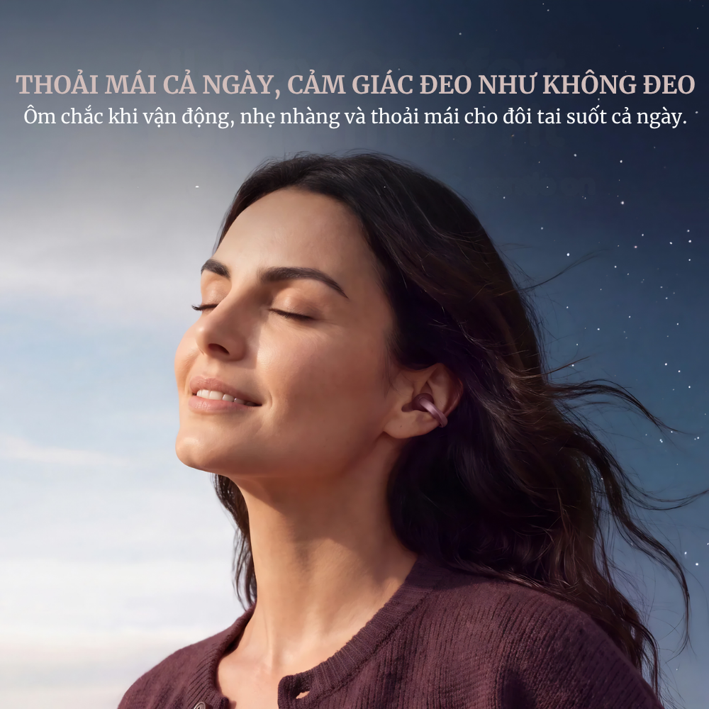 Tai Nghe Bluetooth Open-Ear Anker Soundcore AeroClip 2 D1105 – Âm Thanh Hi-Res, Bluetooth 6.0, Pin 32 Giờ Tai Nghe Bluetooth Open-Ear Anker Soundcore AeroClip 2 D1105 – Âm Thanh Hi-Res, Bluetooth 6.0, Pin 32 Giờ - Ảnh 4