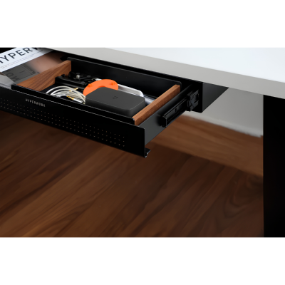 Ngăn Kéo Gắn Bàn Hyperwork DR01 – Thép Sơn Tĩnh Điện Bền Bỉ, Tải Trọng 8kg, Ray Trượt Êm Ái, Tiết Kiệm Diện Tích Bàn Ngăn Kéo Gắn Bàn Hyperwork DR01 – Thép Sơn Tĩnh Điện Bền Bỉ, Tải Trọng 8kg, Ray Trượt Êm Ái, Tiết Kiệm Diện Tích Bàn - <p class="ng-star-inserted"><strong class="ng-star-inserted"><span class="ng-star-inserted">Ngăn kéo gắn bàn Hyperwork DR01</span></strong><span class="ng-star-inserted"> là giải pháp mở rộng không gian lưu trữ thông minh, tinh gọn hàng đầu dành cho các góc setup bàn làm việc tối giản và văn phòng hiện đại. Được chế tác từ chất liệu thép chịu lực cao cấp phủ sơn tĩnh điện mịn màng, </span><strong class="ng-star-inserted"><span class="ng-star-inserted">Hyperwork DR01</span></strong><span class="ng-star-inserted"> sở hữu độ bền bỉ vượt trội, chống rỉ sét và chịu tải trọng an toàn lên tới 8 kg. Thiết kế siêu mỏng với độ dày chỉ vỏn vẹn 50,8 mm giúp ngăn kéo nép gọn gàng dưới gầm bàn mà không gây vướng víu hay cấn đầu gối khi ngồi làm việc. Với hệ thống ray trượt kéo đẩy êm ái, bộ ốc vít tặng kèm tiện lợi và khả năng tương thích hoàn hảo với mặt bàn MDF HyperWork 160 cm, </span><strong class="ng-star-inserted"><span class="ng-star-inserted">Hyperwork DR01</span></strong><span class="ng-star-inserted"> là phụ kiện setup không thể thiếu.</span></p>