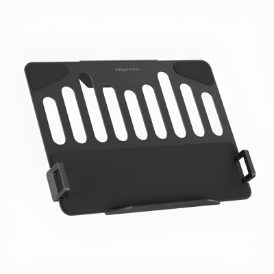 Giá Treo Laptop Gắn Arm HyperWork LT03 (12 - 17 Inch, Tải Trọng 9kg) - Chuẩn VESA 75x75 & 100x100mm, Thép Chịu Lực Cao Cấp Giá Treo Laptop Gắn Arm HyperWork LT03 (12 - 17 Inch, Tải Trọng 9kg) - Chuẩn VESA 75x75 & 100x100mm, Thép Chịu Lực Cao Cấp - Giá treo laptop <b>LT03</b> là phụ kiện công thái học cao cấp giúp tối ưu hóa không gian bàn làm việc và nâng tầm trải nghiệm sử dụng máy tính xách tay mỗi ngày. Sở hữu kết cấu thép chịu lực kiên cố kết hợp nhựa kỹ thuật, khay đỡ <b>LT03</b> có khả năng chịu tải trọng ấn tượng lên tới 9kg, tương thích hoàn hảo cho các dòng laptop từ 12 đến 17 inch. Phụ kiện hỗ trợ chuẩn gắn ngàm VESA 75x75 và 100x100 mm, kích thước ngàm mở rộng linh hoạt 287 - 458 x 229 x 21 mm cùng tông màu Đen mạnh mẽ, sang trọng. Lựa chọn giá đỡ <b>LT03</b> để dễ dàng ghép nối với tay nâng arm màn hình, duy trì tầm nhìn chuẩn khoa học và loại bỏ hoàn toàn đau mỏi vai gáy.