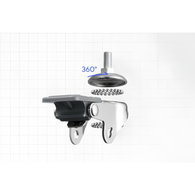 Bộ Bánh Xe Cho Bàn Hyperwork M8 / M10 – Tải Trọng 120kg, Vòng Bi Kép Chống Bụi, Khóa Bánh An Toàn Bộ Bánh Xe Cho Bàn Hyperwork M8 / M10 – Tải Trọng 120kg, Vòng Bi Kép Chống Bụi, Khóa Bánh An Toàn - <strong>Bộ bánh xe cho bàn Hyperwork</strong> (size ren M8 / M10) là giải pháp nâng cấp tính cơ động hoàn hảo dành cho bàn văn phòng và bàn nâng hạ công thái học. Với thiết kế tinh tế chỉ làm gia tăng chiều cao khung bàn vỏn vẹn 56 mm, phụ kiện giúp bạn dễ dàng di chuyển cả bàn làm việc nặng tới 120 kg một cách êm ái mà không tốn sức. Sở hữu vòng bi kép 608ZZ chống bụi cao cấp cùng lớp mạ Chrome sáng bóng, <strong>bộ bánh xe cho bàn Hyperwork</strong> lăn mượt mà, chống trầy xước tuyệt đối trên mọi bề mặt sàn gỗ, sàn gạch và thảm nỉ. Trang bị khóa bánh an toàn, khả năng tương thích đa dạng cùng chế độ bảo hành vàng lên đến 60 tháng, đây là món phụ kiện setup không thể bỏ qua.
