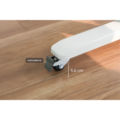 Bộ Bánh Xe Cho Bàn Hyperwork M8 / M10 – Tải Trọng 120kg, Vòng Bi Kép Chống Bụi, Khóa Bánh An Toàn Bộ Bánh Xe Cho Bàn Hyperwork M8 / M10 – Tải Trọng 120kg, Vòng Bi Kép Chống Bụi, Khóa Bánh An Toàn - <strong>Bộ bánh xe cho bàn Hyperwork</strong> (size ren M8 / M10) là giải pháp nâng cấp tính cơ động hoàn hảo dành cho bàn văn phòng và bàn nâng hạ công thái học. Với thiết kế tinh tế chỉ làm gia tăng chiều cao khung bàn vỏn vẹn 56 mm, phụ kiện giúp bạn dễ dàng di chuyển cả bàn làm việc nặng tới 120 kg một cách êm ái mà không tốn sức. Sở hữu vòng bi kép 608ZZ chống bụi cao cấp cùng lớp mạ Chrome sáng bóng, <strong>bộ bánh xe cho bàn Hyperwork</strong> lăn mượt mà, chống trầy xước tuyệt đối trên mọi bề mặt sàn gỗ, sàn gạch và thảm nỉ. Trang bị khóa bánh an toàn, khả năng tương thích đa dạng cùng chế độ bảo hành vàng lên đến 60 tháng, đây là món phụ kiện setup không thể bỏ qua.