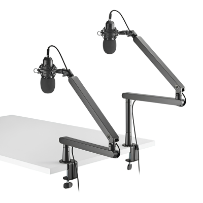 Giá Đỡ Microphone HyperWork MA02 (Tải Trọng 2,3kg, Vươn Xa 622mm) - Cột Nâng Tháo Rời, Kèm Adapter 3/8" & 5/8" Giá Đỡ Microphone HyperWork MA02 (Tải Trọng 2,3kg, Vươn Xa 622mm) - Cột Nâng Tháo Rời, Kèm Adapter 3/8" & 5/8" - Giá đỡ microphone <b>MA02</b> là phụ kiện thu âm công thái học cao cấp giúp nâng tầm chất lượng âm thanh và tối ưu hóa diện tích bàn làm việc chuyên nghiệp. Sở hữu khung hợp kim nhôm và thép chịu lực kiên cố, <b>MA02</b> có khả năng nâng đỡ bền bỉ micro với tải trọng lên đến 2,3kg mà không bị rung rinh hay rủ khớp. Sản phẩm trang bị sẵn hai chuẩn ốc adapter 3/8" và 5/8", cột nâng tháo rời linh hoạt, tầm vươn xa 622mm và tổng chiều dài đạt 709mm. Tay kẹp bàn chắc chắn tương thích mặt bàn dày từ 2 đến 60mm. Đầu tư giá treo micro <b>MA02</b> ngay hôm nay để trải nghiệm góc thu âm chuẩn studio, lọc rung chấn hiệu quả và tạo góc setup gọn gàng, hiện đại.