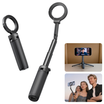 Chân Máy Tripod Từ Tính Kiêm Gậy Selfie Ulanzi MT71 – Hút MagSafe Siêu Nhanh Không Cần Kẹp, Gấp Gọn Bỏ Túi, Xoay Ngang Dọc 360 Độ MT71