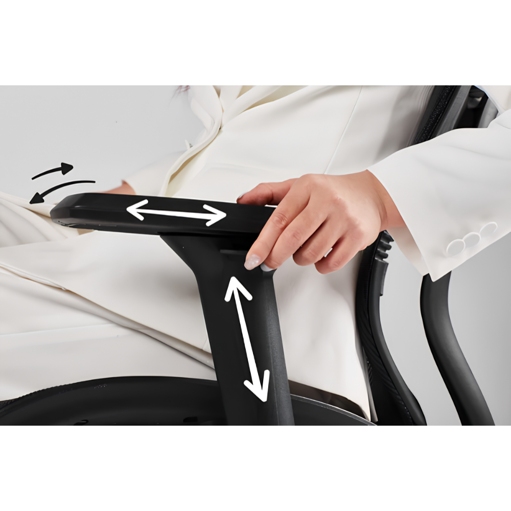 Ghế Công Thái Học Hyperwork Airy – Kết Cấu 100% Lưới Thoáng Mát, Bộ Máy FluidMotion Đa Năng, Ngả Lưng 135 Độ Ghế Công Thái Học Hyperwork Airy – Kết Cấu 100% Lưới Thoáng Mát, Bộ Máy FluidMotion Đa Năng, Ngả Lưng 135 Độ - Ảnh 6