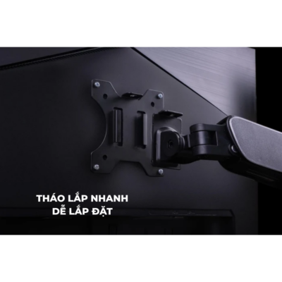 Giá Đỡ Màn Hình Đơn HyperWork Alpha Pro (22 - 38 Inch, Tải Trọng 2 - 12kg) - Trợ Lực Lò Xo HyperLift Plus, Xoay Lật 360 Độ Linh Hoạt Giá Đỡ Màn Hình Đơn HyperWork Alpha Pro (22 - 38 Inch, Tải Trọng 2 - 12kg) - Trợ Lực Lò Xo HyperLift Plus, Xoay Lật 360 Độ Linh Hoạt - Giá đỡ màn hình <b>Alpha Pro</b> là phụ kiện công thái học cao cấp giúp tối ưu hóa không gian bàn làm việc và bảo vệ sức khỏe cột sống toàn diện. Sở hữu cơ chế trợ lực lò xo HyperLift Plus tân tiến, <b>Alpha Pro</b> nâng đỡ êm ái các dòng màn hình từ 22 đến 38 inch với tải trọng mạnh mẽ từ 2 đến 12kg. Thiết bị hỗ trợ chuẩn VESA 75x75 và 100x100 mm, khả năng vươn cao 445mm, vươn xa 467mm cùng biên độ xoay lật 360 độ linh hoạt. Sản phẩm tương thích tốt với cả hình thức kẹp mép bàn (10 - 50mm) lẫn khoan xuyên bàn (10 - 40mm). Lựa chọn arm màn hình <b>Alpha Pro</b> ngay hôm nay để duy trì góc nhìn chuẩn khoa học, loại bỏ đau mỏi vai gáy và nâng tầm góc setup hiện đại.