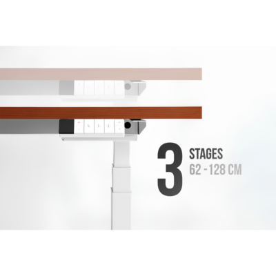 Khung Bàn Nâng Hạ Hyperwork Apex – 2 Động Cơ Cao Cấp, Chân 3 Stages 62-128cm, Cảm Biến Chống Va Chạm Khung Bàn Nâng Hạ Hyperwork Apex – 2 Động Cơ Cao Cấp, Chân 3 Stages 62-128cm, Cảm Biến Chống Va Chạm - <p class="ng-star-inserted"><strong class="ng-star-inserted"><span class="ng-star-inserted">Khung bàn nâng hạ Hyperwork Apex</span></strong><span class="ng-star-inserted"> là siêu phẩm bàn làm việc công thái học thông minh đỉnh cao dành cho các góc setup chuyên nghiệp, giúp thay đổi linh hoạt giữa tư thế đứng và ngồi làm việc để bảo vệ cột sống tối đa. Được trang bị hệ thống 2 động cơ độc lập mạnh mẽ cho tốc độ nâng hạ siêu tốc 38 mm/s và độ ồn tĩnh lặng dưới 50 dB, </span><strong class="ng-star-inserted"><span class="ng-star-inserted">Hyperwork Apex</span></strong><span class="ng-star-inserted"> mang lại trải nghiệm chuyển động mượt mà, không rung lắc. Thiết kế chân trụ 3 stages mang lại biên độ nâng hạ cực rộng từ 62 đến 128 cm, kết hợp cùng chiều rộng khung co giãn linh hoạt 1000 - 1700 mm và tải trọng tĩnh khủng lên tới 200 kg. Tích hợp cảm biến chống va chạm an toàn, tính năng ghi nhớ chiều cao cùng chế độ bảo hành tới 5 năm, </span><strong class="ng-star-inserted"><span class="ng-star-inserted">Hyperwork Apex</span></strong><span class="ng-star-inserted"> là sự đầu tư hoàn hảo cho sức khỏe và hiệu suất làm việc của bạn.</span></p>