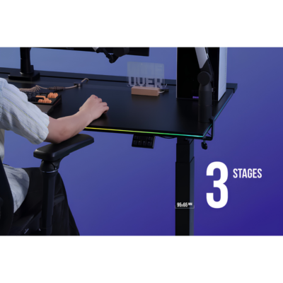 Bàn Nâng Hạ HyperWork Atlas Elite – Siêu Phẩm All-in-One: Nguồn Âm Inline Power, LED RGB 7 Chế Độ, Lắp Đặt Zero Screw - <p class="ng-star-inserted"><strong class="ng-star-inserted"><span class="ng-star-inserted">Bàn nâng hạ HyperWork Atlas Elite</span></strong><span class="ng-star-inserted"> là siêu phẩm bàn công thái học All-in-One đỉnh cao bậc nhất hiện nay, định nghĩa lại chuẩn mực của một góc setup công nghệ hoàn mỹ. Sở hữu mặt bàn cỡ đại 160 x 82 x 2,5 cm tích hợp dải LED RGB 7 chế độ rực rỡ cùng hệ thống quản lý dây cáp thông minh Effortless Cable Management, </span><strong class="ng-star-inserted"><span class="ng-star-inserted">HyperWork Atlas Elite</span></strong><span class="ng-star-inserted"> mang lại không gian làm việc gọn gàng, không một sợi dây thừa. Bàn trang bị công nghệ cấp nguồn âm Inline Power độc quyền, 2 động cơ cao cấp nâng siêu tốc 40 mm/s với độ ồn dưới 50 dB cùng chân thép to bản 95x65 mm chịu tải tĩnh tới 300 kg. Với cơ chế lắp đặt Zero Screw và Click System không cần ốc vít, </span><strong class="ng-star-inserted"><span class="ng-star-inserted">HyperWork Atlas Elite</span></strong><span class="ng-star-inserted"> là kiệt tác tối thượng cho không gian của bạn.</span></p>