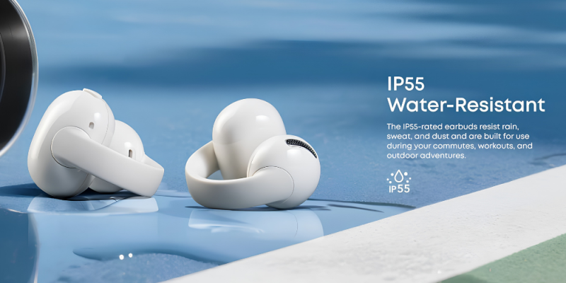 Tai Nghe Bluetooth Open-Ear Soundcore C50i - D1101 - Driver 12mm, Bluetooth 6.0, Kháng Nước IP55, Kết Nối Đa Điểm - Chính Hãng Tai Nghe Bluetooth Open-Ear Soundcore C50i - D1101 - Driver 12mm, Bluetooth 6.0, Kháng Nước IP55, Kết Nối Đa Điểm - Chính Hãng - <strong>Tai Nghe Bluetooth Soundcore C50i</strong> là sự kết hợp hoàn hảo giữa công nghệ âm thanh tiên tiến và thiết kế Open-Ear đột phá, mang lại cảm giác đeo nhẹ nhàng như không. Với Driver tùy chỉnh 12mm, <strong>Soundcore C50i</strong> tái tạo âm thanh mạnh mẽ cùng dải bass sâu lắng, giúp bạn tận hưởng âm nhạc trọn vẹn mà vẫn giữ được sự kết nối với môi trường xung quanh. Điểm nhấn vượt trội của sản phẩm chính là công nghệ Bluetooth 6.0 mới nhất, đảm bảo kết nối siêu ổn định và tiết kiệm điện năng. Ngoài ra, <strong>Soundcore C50i</strong> còn hỗ trợ chuẩn kháng nước IP55, kết nối đa điểm Multipoint tiện lợi và thời lượng pin tổng cộng lên đến 28 giờ. Đây chính là người bạn đồng hành lý tưởng cho những người bận rộn, yêu thích thể thao và cần sự thoải mái tuyệt đối suốt cả ngày dài.