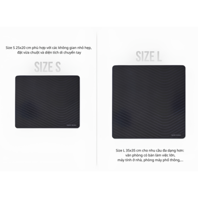 Pad Chuột HyperWork Core Pad (Dày 4mm, Bo Viền, Chống Nước) - Vải Multispandex Jersey, Họa Tiết Aero Dynamic Wave Pad Chuột HyperWork Core Pad (Dày 4mm, Bo Viền, Chống Nước) - Vải Multispandex Jersey, Họa Tiết Aero Dynamic Wave - Pad chuột <b>Core Pad</b> là phụ kiện lót chuột cao cấp giúp nâng tầm trải nghiệm làm việc văn phòng và chơi game giải trí mỗi ngày. Sở hữu bề mặt vải Multispandex Jersey siêu mịn kết hợp họa tiết Aero Dynamic Wave tinh tế, <b>Core Pad</b> mang lại khả năng di chuột mượt mà, phản hồi cảm biến chuẩn xác và êm ái cho cổ tay. Sản phẩm sở hữu kết cấu 3 lớp dày dặn 4mm với đế cao su chống trượt bám chặt mặt bàn, lớp phủ kháng nước tiện lợi và viền bo may tỉ mỉ chống sờn rách. Với 4 tùy chọn kích thước đa dạng từ 25x20cm đến 120x60cm, tấm lót <b>Core Pad</b> dễ dàng tương thích với mọi không gian làm việc và góc setup hiện đại.