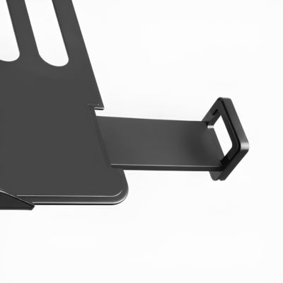 Giá Treo Laptop Gắn Arm HyperWork LT03 (12 - 17 Inch, Tải Trọng 9kg) - Chuẩn VESA 75x75 & 100x100mm, Thép Chịu Lực Cao Cấp - Giá treo laptop <b>LT03</b> là phụ kiện công thái học cao cấp giúp tối ưu hóa không gian bàn làm việc và nâng tầm trải nghiệm sử dụng máy tính xách tay mỗi ngày. Sở hữu kết cấu thép chịu lực kiên cố kết hợp nhựa kỹ thuật, khay đỡ <b>LT03</b> có khả năng chịu tải trọng ấn tượng lên tới 9kg, tương thích hoàn hảo cho các dòng laptop từ 12 đến 17 inch. Phụ kiện hỗ trợ chuẩn gắn ngàm VESA 75x75 và 100x100 mm, kích thước ngàm mở rộng linh hoạt 287 - 458 x 229 x 21 mm cùng tông màu Đen mạnh mẽ, sang trọng. Lựa chọn giá đỡ <b>LT03</b> để dễ dàng ghép nối với tay nâng arm màn hình, duy trì tầm nhìn chuẩn khoa học và loại bỏ hoàn toàn đau mỏi vai gáy.