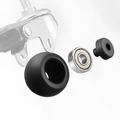Bộ Bánh Xe Cho Bàn Hyperwork M8 / M10 – Tải Trọng 120kg, Vòng Bi Kép Chống Bụi, Khóa Bánh An Toàn Bộ Bánh Xe Cho Bàn Hyperwork M8 / M10 – Tải Trọng 120kg, Vòng Bi Kép Chống Bụi, Khóa Bánh An Toàn - <strong>Bộ bánh xe cho bàn Hyperwork</strong> (size ren M8 / M10) là giải pháp nâng cấp tính cơ động hoàn hảo dành cho bàn văn phòng và bàn nâng hạ công thái học. Với thiết kế tinh tế chỉ làm gia tăng chiều cao khung bàn vỏn vẹn 56 mm, phụ kiện giúp bạn dễ dàng di chuyển cả bàn làm việc nặng tới 120 kg một cách êm ái mà không tốn sức. Sở hữu vòng bi kép 608ZZ chống bụi cao cấp cùng lớp mạ Chrome sáng bóng, <strong>bộ bánh xe cho bàn Hyperwork</strong> lăn mượt mà, chống trầy xước tuyệt đối trên mọi bề mặt sàn gỗ, sàn gạch và thảm nỉ. Trang bị khóa bánh an toàn, khả năng tương thích đa dạng cùng chế độ bảo hành vàng lên đến 60 tháng, đây là món phụ kiện setup không thể bỏ qua.