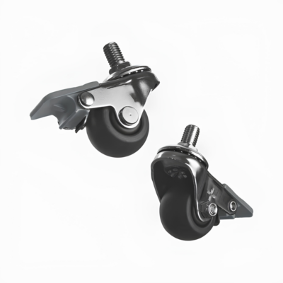 Bộ Bánh Xe Cho Bàn Hyperwork M8 / M10 – Tải Trọng 120kg, Vòng Bi Kép Chống Bụi, Khóa Bánh An Toàn Bộ Bánh Xe Cho Bàn Hyperwork M8 / M10 – Tải Trọng 120kg, Vòng Bi Kép Chống Bụi, Khóa Bánh An Toàn - <strong>Bộ bánh xe cho bàn Hyperwork</strong> (size ren M8 / M10) là giải pháp nâng cấp tính cơ động hoàn hảo dành cho bàn văn phòng và bàn nâng hạ công thái học. Với thiết kế tinh tế chỉ làm gia tăng chiều cao khung bàn vỏn vẹn 56 mm, phụ kiện giúp bạn dễ dàng di chuyển cả bàn làm việc nặng tới 120 kg một cách êm ái mà không tốn sức. Sở hữu vòng bi kép 608ZZ chống bụi cao cấp cùng lớp mạ Chrome sáng bóng, <strong>bộ bánh xe cho bàn Hyperwork</strong> lăn mượt mà, chống trầy xước tuyệt đối trên mọi bề mặt sàn gỗ, sàn gạch và thảm nỉ. Trang bị khóa bánh an toàn, khả năng tương thích đa dạng cùng chế độ bảo hành vàng lên đến 60 tháng, đây là món phụ kiện setup không thể bỏ qua.