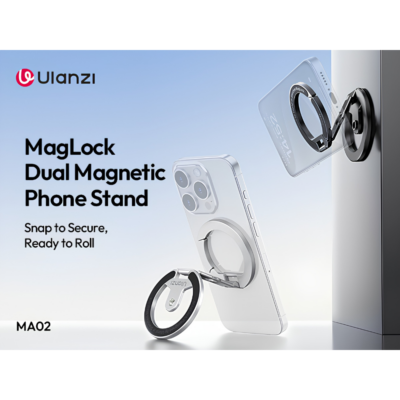 Giá Đỡ Điện Thoại Từ Tính Kép Ulanzi MA02 – Nam Châm 2 Mặt MagSafe Siêu Mạnh, Tích Hợp Ren 1/4 Inch, Thiết Kế 4 Trong 1 Tiện Lợi Giá Đỡ Điện Thoại Từ Tính Kép Ulanzi MA02 – Nam Châm 2 Mặt MagSafe Siêu Mạnh, Tích Hợp Ren 1/4 Inch, Thiết Kế 4 Trong 1 Tiện Lợi - <p class="ng-star-inserted"><strong class="ng-star-inserted"><span class="ng-star-inserted">Giá đỡ điện thoại từ tính kép Ulanzi MA02</span></strong><span class="ng-star-inserted"> (MagLock Dual Magnetic Phone Stand) là phụ kiện giữ điện thoại thông minh All-in-One 4 trong 1 đỉnh cao dành cho các nhà sáng tạo nội dung, vlogger, gymer và tín đồ công nghệ hiện đại. Nổi bật với cơ chế nam châm 2 mặt siêu mạnh mẽ (một mặt hít chặt điện thoại MagSafe, mặt còn lại hít dính kiên cố lên mọi bề mặt kim loại như tủ lạnh, máy tập gym), </span><strong class="ng-star-inserted"><span class="ng-star-inserted">Ulanzi MA02</span></strong><span class="ng-star-inserted"> mang lại trải nghiệm sử dụng rảnh tay hoàn hảo ở bất kỳ đâu. Thiết bị tích hợp sẵn lỗ ren ốc 1/4 inch tiêu chuẩn gắn tripod, khớp gập xoay biến hóa thành chân đế để bàn, móc treo và vòng xỏ ngón tay chống rơi máy an toàn. Chế tác từ hợp kim kẽm cao cấp bọc đệm silicone chống xước, </span><strong class="ng-star-inserted"><span class="ng-star-inserted">Ulanzi MA02</span></strong><span class="ng-star-inserted"> là món phụ kiện nhỏ gọn không thể thiếu bên bạn mỗi ngày.</span></p>