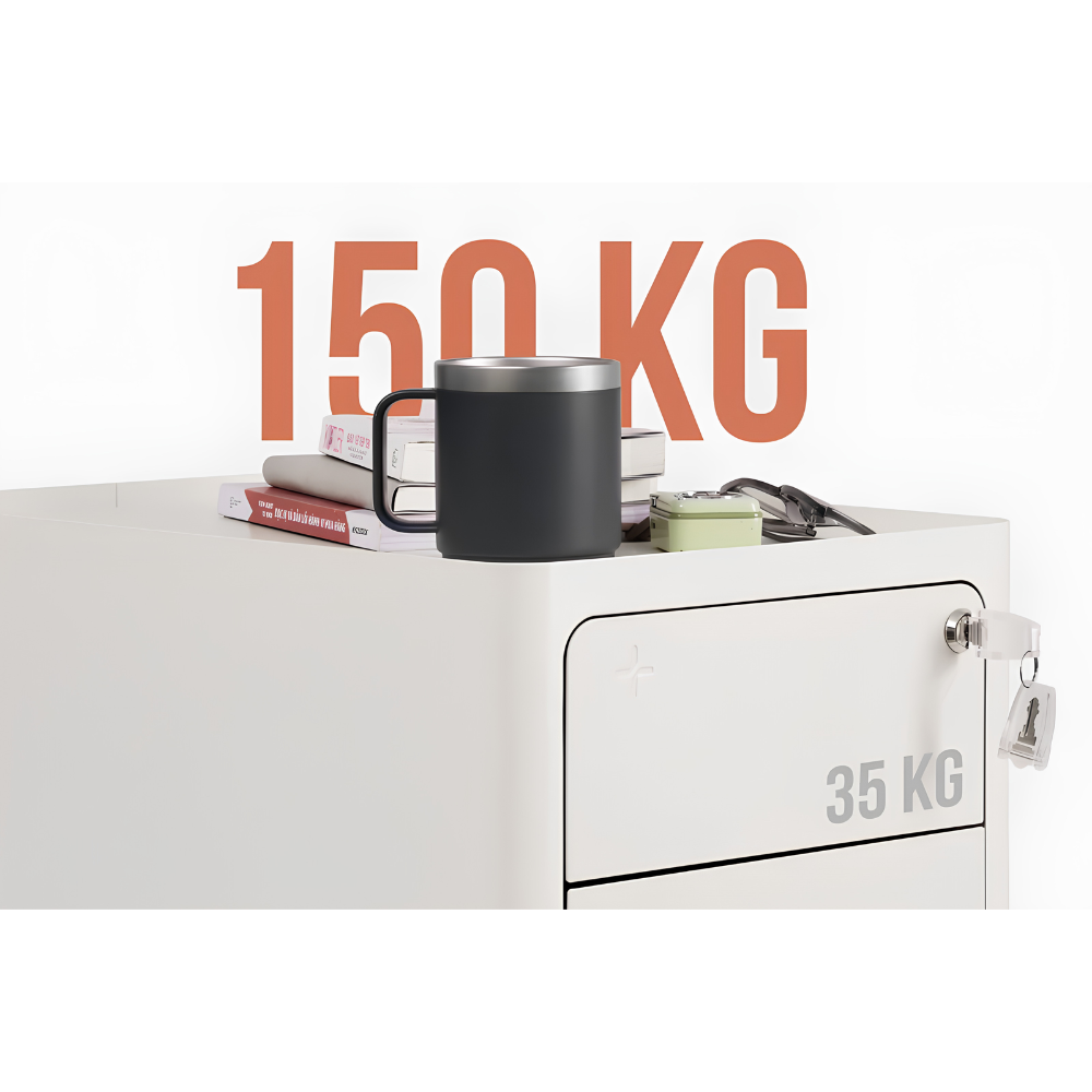 Tủ Tài Liệu Thép Di Động Hyperwork Ivy Pro MC04 – Cơ Chế Nhấn Mở Push To Open, Tải Trọng Nóc 150kg Kiêm Ghế Ngồi Tủ Tài Liệu Thép Di Động Hyperwork Ivy Pro MC04 – Cơ Chế Nhấn Mở Push To Open, Tải Trọng Nóc 150kg Kiêm Ghế Ngồi - Ảnh 2