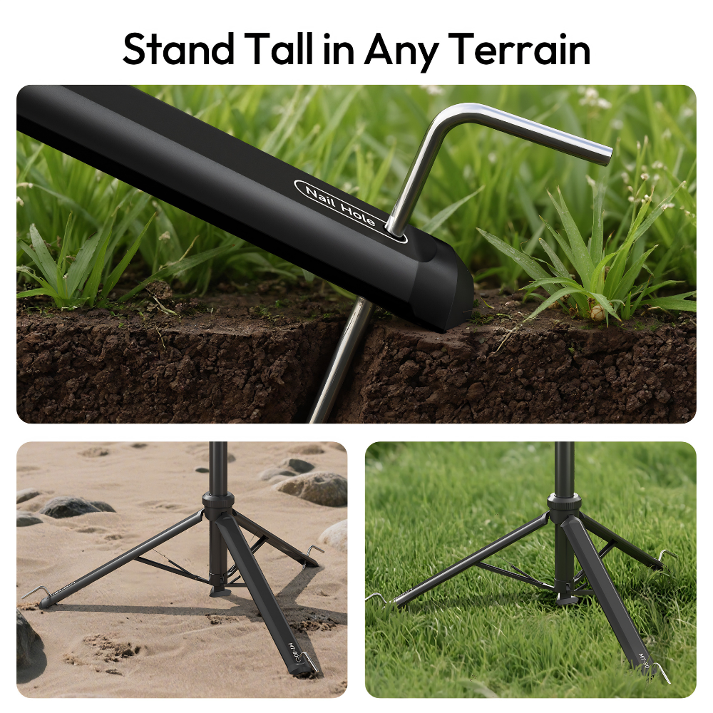 Chân Máy Tripod Máy Ảnh Tự Động Mở Ulanzi MT-80 – Chiều Cao Khủng 2.13m, Tải Trọng 5kg, Xoay 360 Độ Cho Máy Ảnh & Đèn Studio Chân Máy Tripod Máy Ảnh Tự Động Mở Ulanzi MT-80 – Chiều Cao Khủng 2.13m, Tải Trọng 5kg, Xoay 360 Độ Cho Máy Ảnh & Đèn Studio - Ảnh 3
