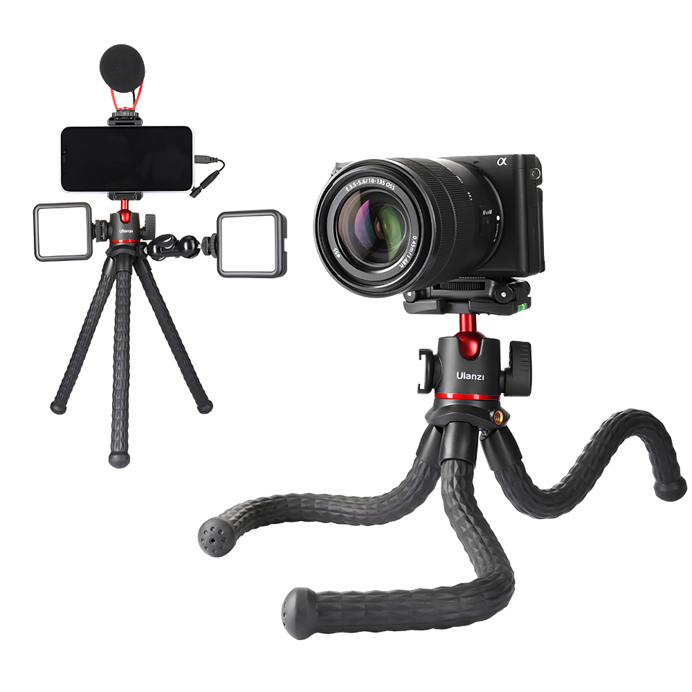 Chân Máy Tripod Bạch Tuộc Ulanzi MT-33 – Tải Trọng Khủng 2kg, Ngàm 2 Trong 1 Gắn Máy Ảnh & Điện Thoại, Ballhead Xoay 360 Độ Chân Máy Tripod Bạch Tuộc Ulanzi MT-33 – Tải Trọng Khủng 2kg, Ngàm 2 Trong 1 Gắn Máy Ảnh & Điện Thoại, Ballhead Xoay 360 Độ - Ảnh 4