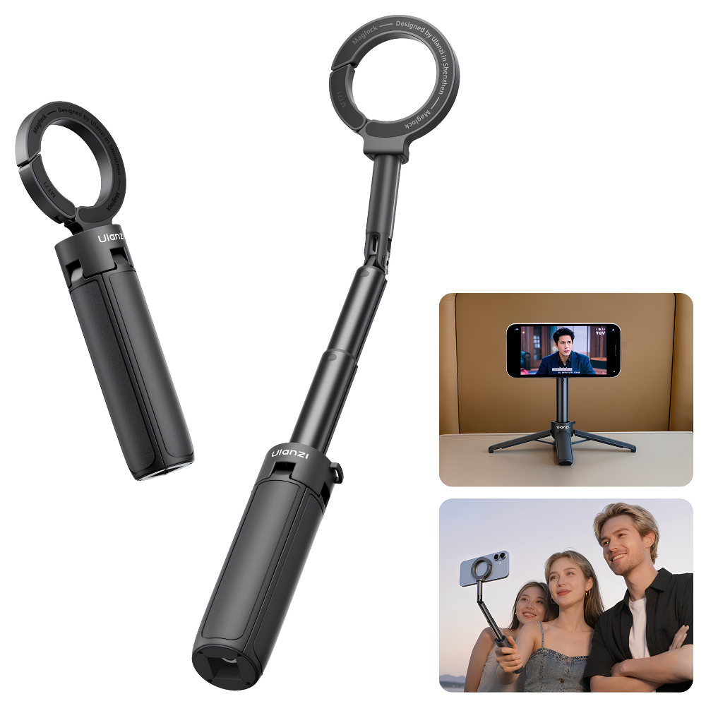 Chân Máy Tripod Từ Tính Kiêm Gậy Selfie Ulanzi MT71 – Hút MagSafe Siêu Nhanh Không Cần Kẹp, Gấp Gọn Bỏ Túi, Xoay Ngang Dọc 360 Độ Chân Máy Tripod Từ Tính Kiêm Gậy Selfie Ulanzi MT71 – Hút MagSafe Siêu Nhanh Không Cần Kẹp, Gấp Gọn Bỏ Túi, Xoay Ngang Dọc 360 Độ - Ảnh 7