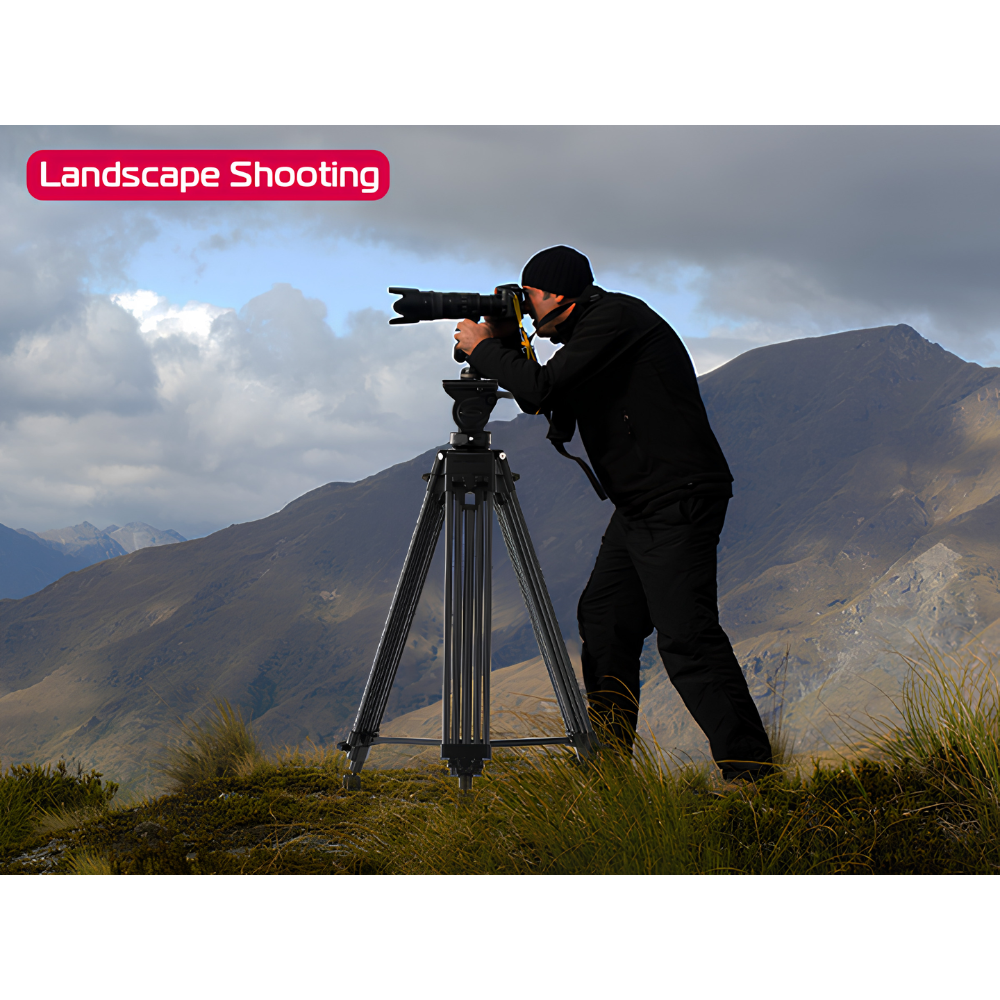 Chân Máy Tripod Cho Máy Ảnh & Máy Quay Phim Ulanzi MT-81 – Củ Dầu Fluid Head Chuyên Nghiệp, Tải Trọng Khủng 8kg, Chiều Cao 1.55m Chân Máy Tripod Cho Máy Ảnh & Máy Quay Phim Ulanzi MT-81 – Củ Dầu Fluid Head Chuyên Nghiệp, Tải Trọng Khủng 8kg, Chiều Cao 1.55m - Ảnh 2