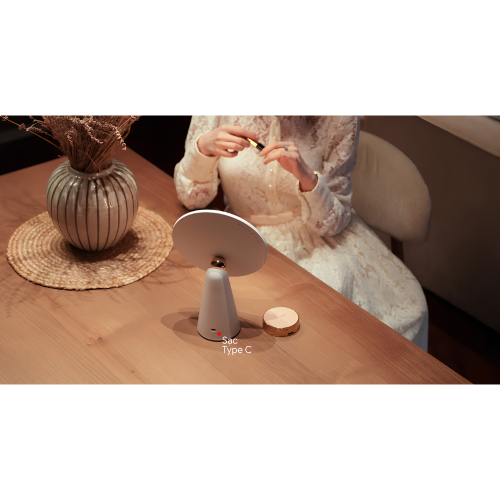 Đèn LED Gương Trang Điểm Kyvian Mira Pro – Hoàn Màu CRI ≥ 97 True Color, 3 Sắc Độ Ánh Sáng, Dimmer Vô Cấp, Pin Sạc 1800mAh Tiện Lợi Đèn LED Gương Trang Điểm Kyvian Mira Pro – Hoàn Màu CRI ≥ 97 True Color, 3 Sắc Độ Ánh Sáng, Dimmer Vô Cấp, Pin Sạc 1800mAh Tiện Lợi - Ảnh 4